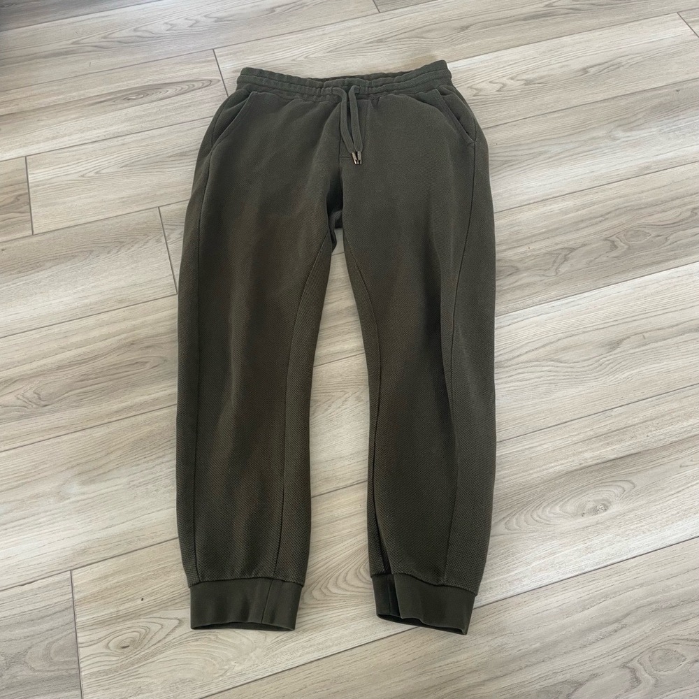 ETA Dark Olive Slim Fit Mid-Rise Elastic Joggers‎ Size Medium